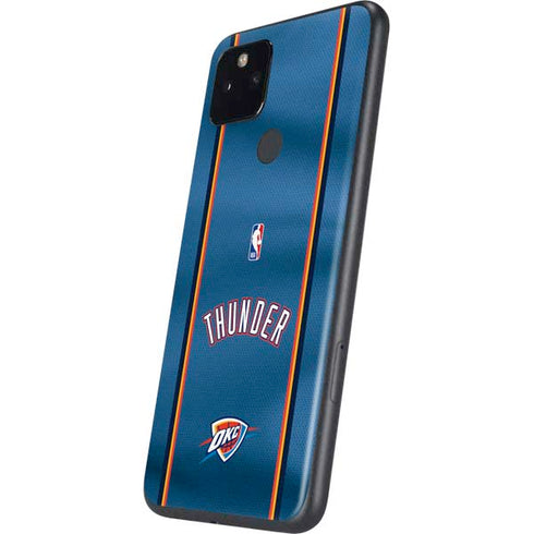 NBA Oklahoma City Thunder Jersey Google Pixel 5a Skin